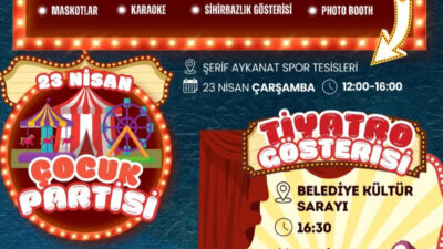 Gördes'te 23 Nisan Coşkusu: Çocuklar İçin Renkli Şenlikler Hazır!