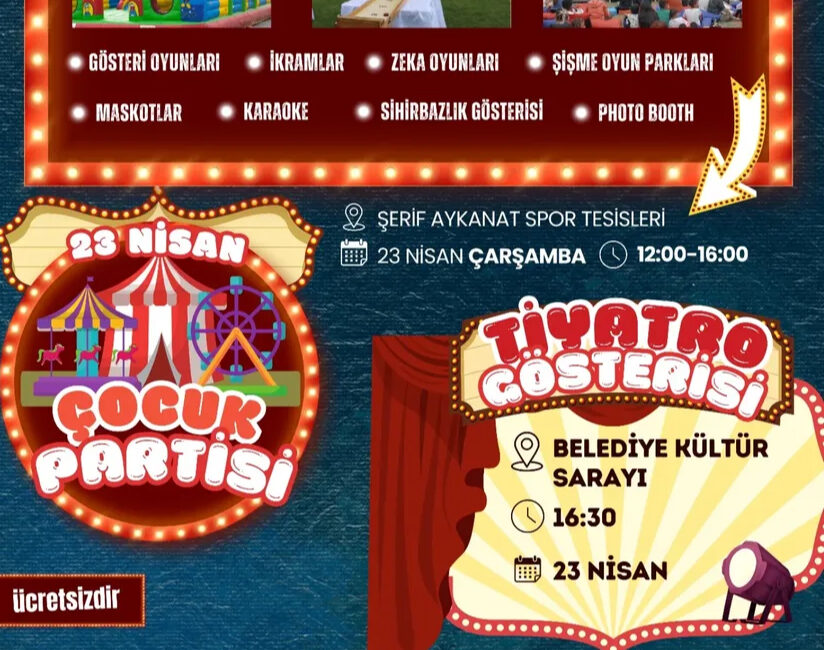 Gördes'te 23 Nisan Coşkusu: Çocuklar İçin Renkli Şenlikler Hazır!