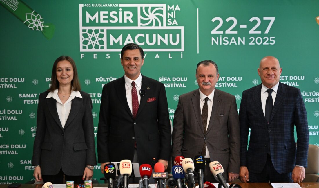 Manisa’nın köklü geleneği olan Uluslararası Mesir Macunu Festivali bu yıl
