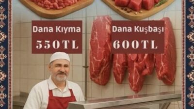   Gördes Belediyesi tarafından vatandaşların kaliteli ve uygun fiyatlı et