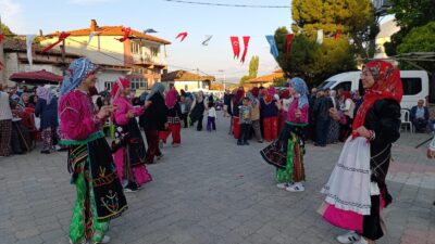 Manisa’nın Gördes ilçesine bağlı Kayacık Kültür Şenliği renkli görüntülere sahne