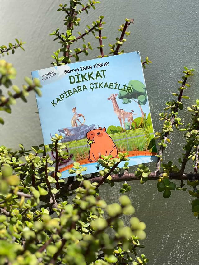 Bu kitapta kim var biliyor musun?
Kapibara!
Üstelik Türkiye’de ilk defa!
“DİKKAT KAPİBARA