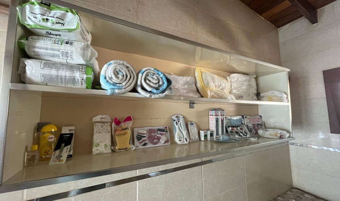 Belediyeye ait Engelsiz Kafe'de bebek bakım odası oluşturuldu.