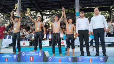 CW Enerji Türkiye Yağlı Güreş Ligi’nin 6. etabı olan 65.