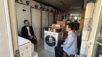 Kaymakamımız Sercan SAKARYA, ilçemiz esnaflarını tek tek ziyaret ederek hem