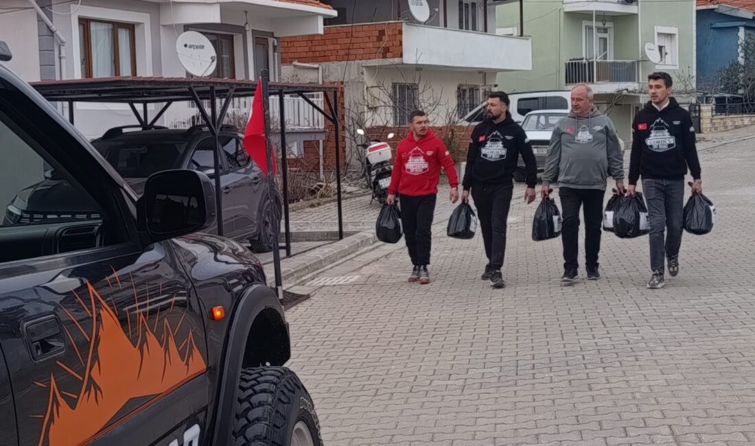 Ramazan ayının bereket ve yardımlaşma ikliminde Gördes Off Road Grubu